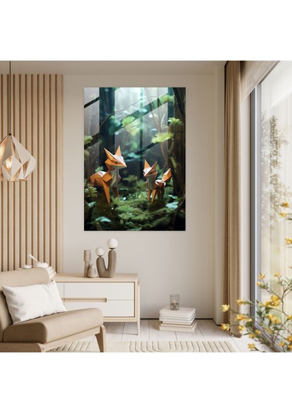 Origami Ev Dekorasyonu - Origami, Eğlenceli, Origami Hayvanlar, Modern Sanat, 30X45 modelleri