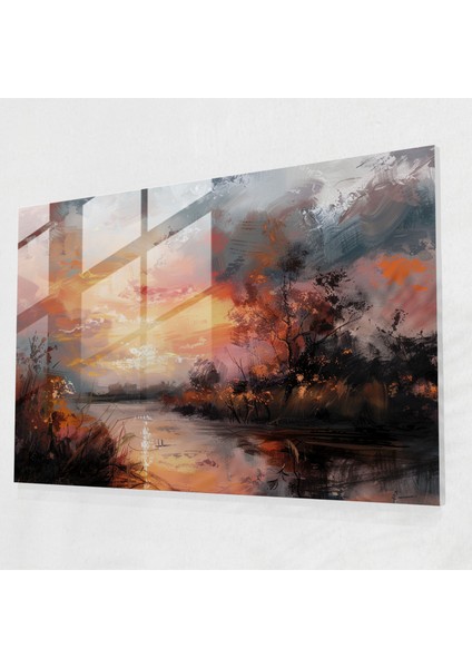 Rembrandt Glass Art - Rembrandt, Ev Dekorasyonu, Cam Sanatı, Duvar Dekorasyonu, 45X30