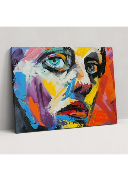 Dışavurumcu Picasso Portresi Kanvas Tablo - Pablo Picasso, Pablo Picasso, Duvar Sanatı, Duvar Dekorasyonu, 50X30