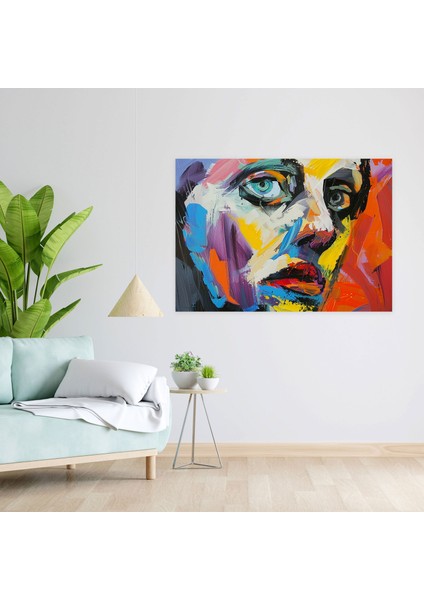 Dışavurumcu Picasso Portresi Kanvas Tablo - Pablo Picasso, Pablo Picasso, Duvar Sanatı, Duvar Dekorasyonu, 50X30