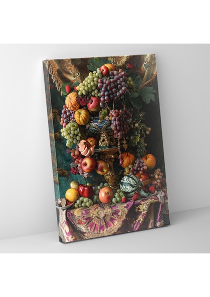 Raffaello Sanzio Stilinde Gösterişli Natürmort Kanvas Duvar Sanatı - Raffaello Sanzio, Raffaello Sanzio, Kanvas Tablo, 30X50
