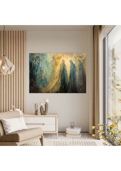 Metafizik Tablo Kanvas Tablo - Metafizik Resim, Ev Dekorasyonu, Duvar Dekorasyonu, Duvar Sanatı, 50X30 modelleri