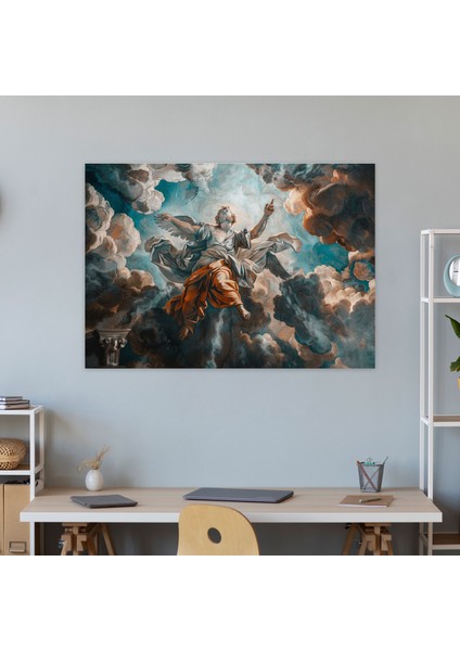 Michelangelo Duvar Dekorasyonu – Dini Sembolizm Kanvas Tablo - Michelangelo, Kanvas Tablo, Kanvas Tablo, Michelangelo, 50X30 fiyatları