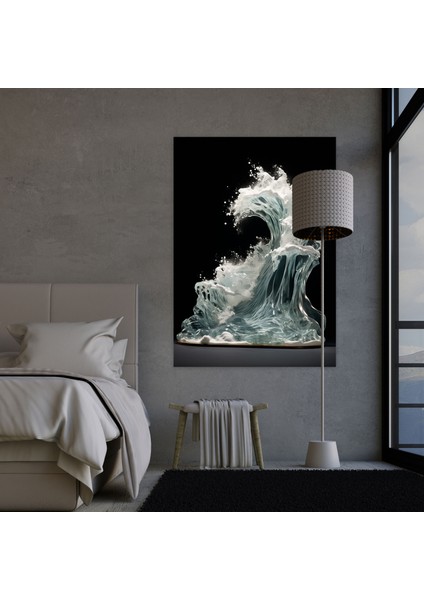 Gerçekçi Cam Heykel Kanvas Tablo - Gerçekçi Cam Heykel, Gerçekçi Cam Heykel, Duvar Sanatı, Sakin, 30X50 fiyatları