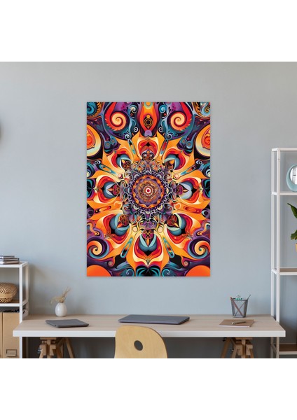 Popart Tarzı Duvar Sanatı - Popart, Popart Tarzı, Kaleydoskop, Duvar Sanatı, 30X50 modelleri