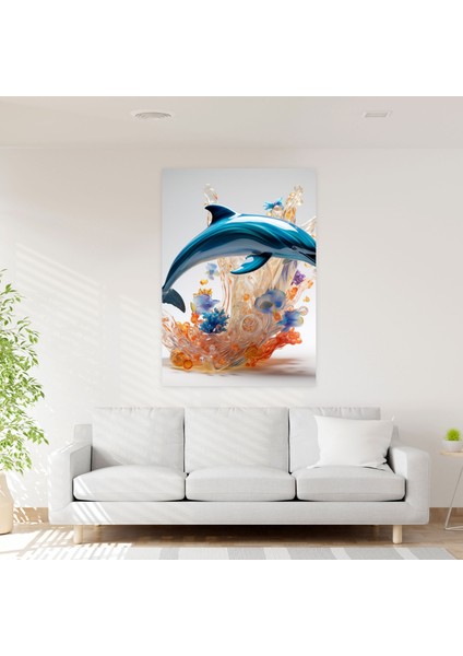 Gerçekçi Cam Heykel Kanvas Tablo - Gerçekçi Cam Heykel, Gerçekçi Cam Heykel, Duvar Sanatı, Ev Dekorasyonu, 30X50 fiyatları