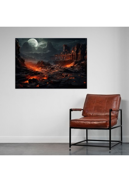 Modern Roma Dijital Kanvas Tablo - Roma, Kanvas Tablo, Harabeler, Roma, 50X30 fiyatları