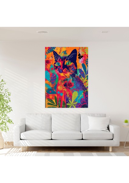 Popart Tarzı Duvar Tablosu - Popart, Duvar Sanatı, Kanvas Tablo, Renkli Tasarım, 30X50 fiyatları