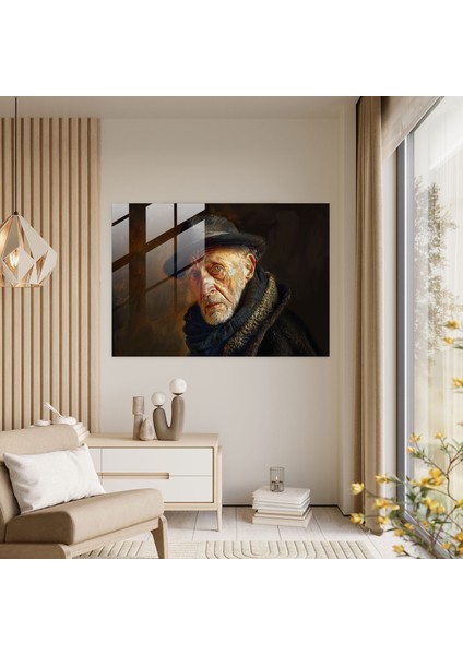 Rembrandt Duvar Dekorasyonu - Yoğun Ifadeler ve Duygu - Rembrandt, Rembrandt, Modern Sanat, Cam Sanatı, 45X30 fiyatları