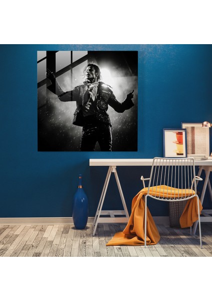 Michael Jackson Sahne Cam Baskı - Micheal Jackson, Cam Baskı, Michael Jackson, Cam Sanatı, 30X30 fiyatları