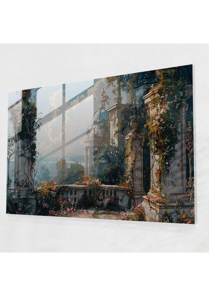 Rokoko Tarzı Resim Cam Sanatı - Rokoko Tarzı Resim, Ev Dekorasyonu, Rokoko Tarzı Resim, Duvar Dekorasyonu, 45X30