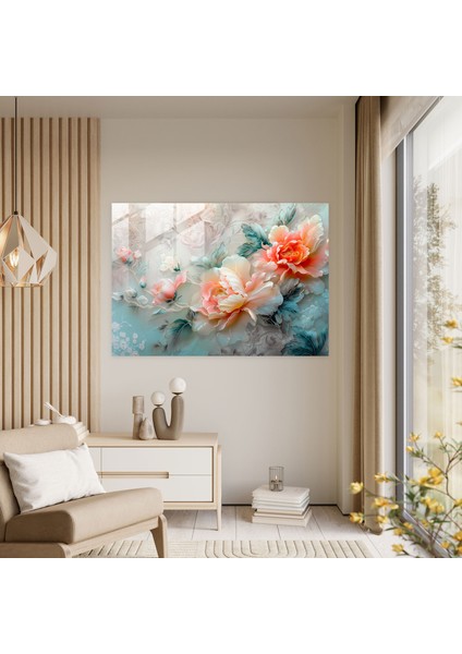 Rokoko Tarzı Resim Cam Sanatı - Rokoko Tarzı Resim, Cam Sanatı, Modern Sanat, Rokoko Tarzı Resim, 45X30
