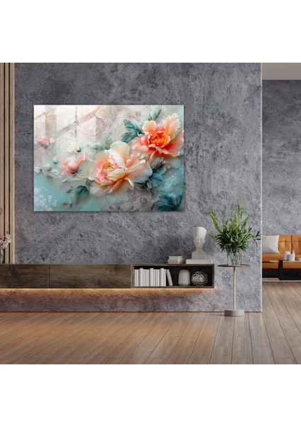 Rokoko Tarzı Resim Cam Sanatı - Rokoko Tarzı Resim, Cam Sanatı, Modern Sanat, Rokoko Tarzı Resim, 45X30