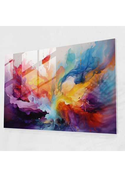 Volkan Cam Baskı - Volkan, Cam Tablo, Volkan, Ev Dekorasyonu, 45X30