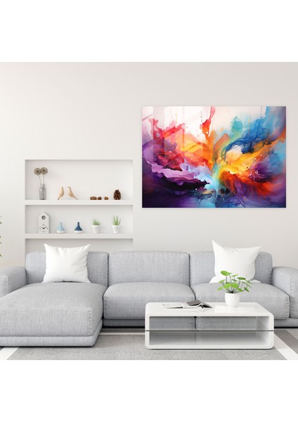 Volkan Cam Baskı - Volkan, Cam Tablo, Volkan, Ev Dekorasyonu, 45X30 fiyatları