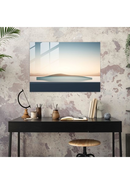 Sörf Duvar Dekorasyonu - Sörf, Sörf, Minimalist Tasarım, Modern Sanat, 45X30