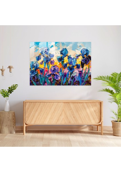 Vincent Van Gogh Cam Baskı – Cesur Irisler - Vincent Van Gogh, Cam Baskı, Vincent Van Gogh, Cam Sanatı, 45X30 fiyatları