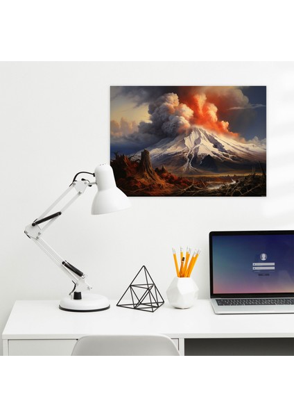 Volkan Kanvas Tablo - Volkan, Kanvas Tablo, Volkan, Duvar Dekorasyonu, 50X30 modelleri