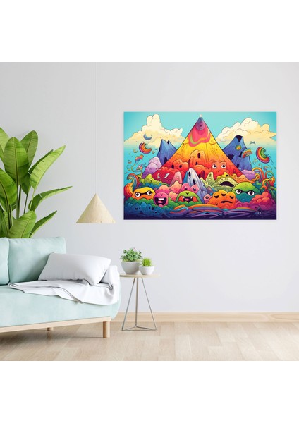 Volkan Kaprisli Kanvas Tablo - Volkan, Ev Dekorasyonu, Mutlu Yüzler, Kanvas Tablo, 50X30 fiyatları