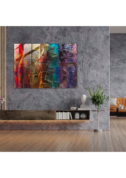 Sümerler Cam Duvar Sanatı - Sümerler, Duvar Süslemesi, Sümerler, Cam Sanatı, 45X30 modelleri