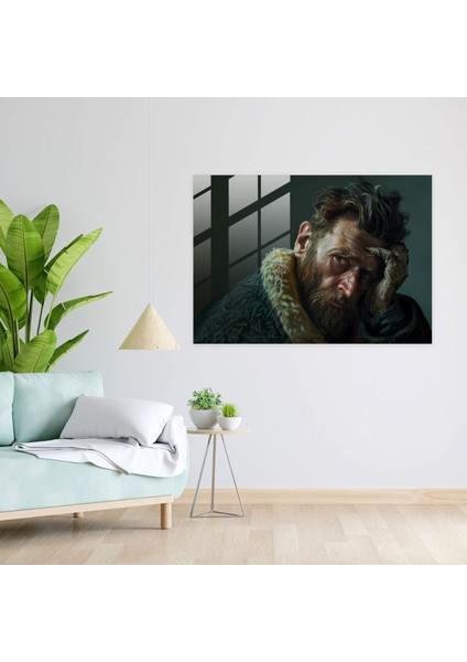 Vincent Van Gogh Cam Sanatı - Kulak Bandajlı Otoportre - Vincent Van Gogh, Modern Sanat, Cam Baskı, Vincent Van Gogh, 45X30 fiyatları
