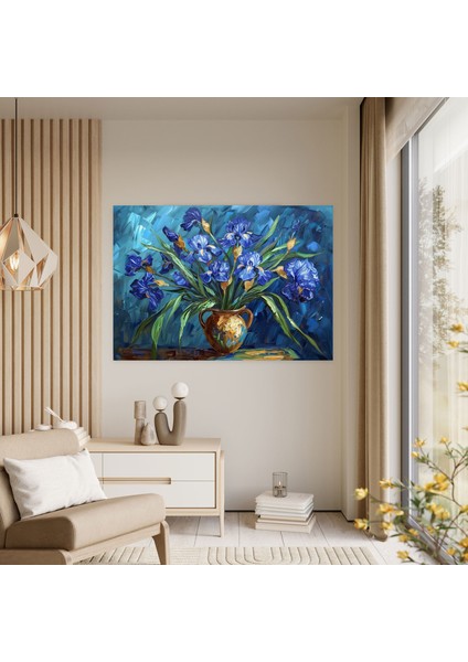 Süsen Vincent Van Gogh Duvar Sanatı - Vincent Van Gogh, Duvar Sanatı, Süsen, Kanvas, 100X70 fiyatları