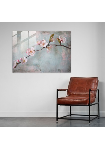 Badem Çiçeği Cam Duvar Sanatı Modern Sanat - Vincent Van Gogh, Modern Sanat, Cam Duvar Sanatı, Vincent Van Gogh, 45X30 modelleri