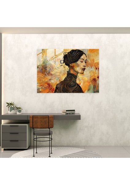 Vincent Van Gogh Cam Baskı: Kadın Portresi Cam Duvar Sanatı - Vincent Van Gogh, Cam Baskı, Modern Sanat, Ev Dekorasyonu, 45X30