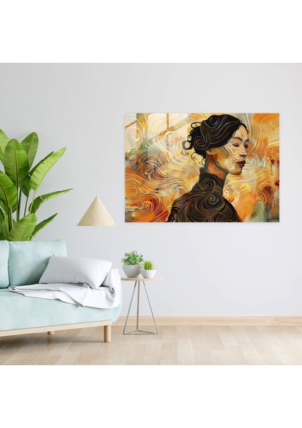 Vincent Van Gogh Cam Baskı: Kadın Portresi Cam Duvar Sanatı - Vincent Van Gogh, Cam Baskı, Modern Sanat, Ev Dekorasyonu, 45X30