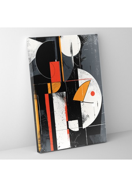 Süprematist Anlatım Kanvas Tablo - Süprematizm, Soyut Sanat, Süprematizm, Modern Sanat, 30X50