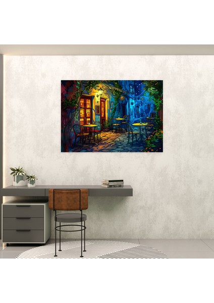 Vincent Van Gogh Cafe Teras Duvar Dekorasyonu - Vincent Van Gogh, Ev Dekorasyonu, Kanvas Tablo, Kanvas Tablo, 50X30 fiyatları
