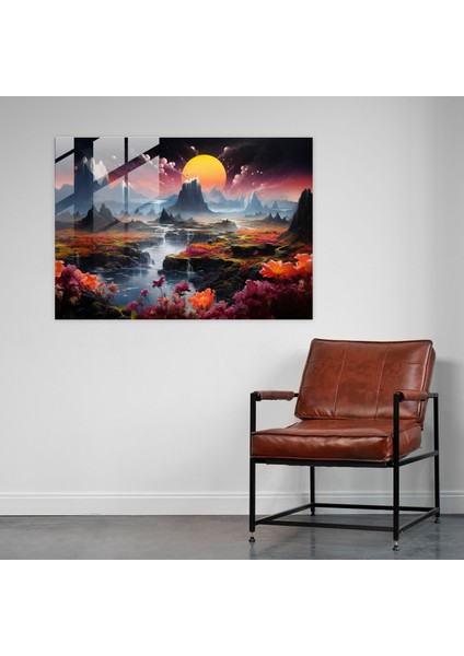 Volkan Cam Tablo - Volkan, Ev Dekorasyonu, Cam Baskı, Volkan Cam Tablo, 45X30 fiyatları