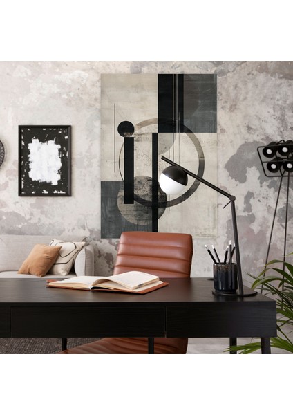 Süprematizm Minimalist Daireler ve Dikdörtgenler Kanvas Tablo - Süprematizm, Süprematizm, Kanvas Tablo, 30X50 Kanvas Tablo, 30X50 fiyatları