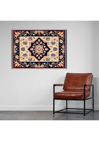 Türk Halı Desenli Duvar Sanatı - Türk Halısı, Kanvas Tablo, Işçilik, Kanvas Tablo, 50X30