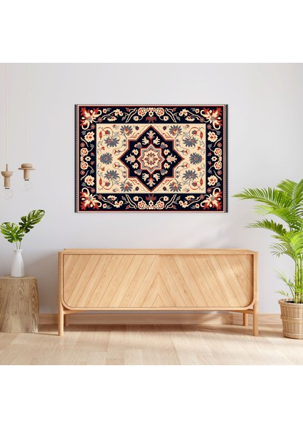 Türk Halı Desenli Duvar Sanatı - Türk Halısı, Kanvas Tablo, Işçilik, Kanvas Tablo, 50X30