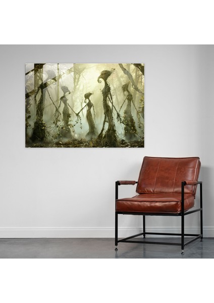 Büyülü Orman Cam Duvar Sanatı - Salvador Dali, Salvador Dali, Cam Duvar Sanatı, Duvar Dekorasyonu, 45X30 fiyatları