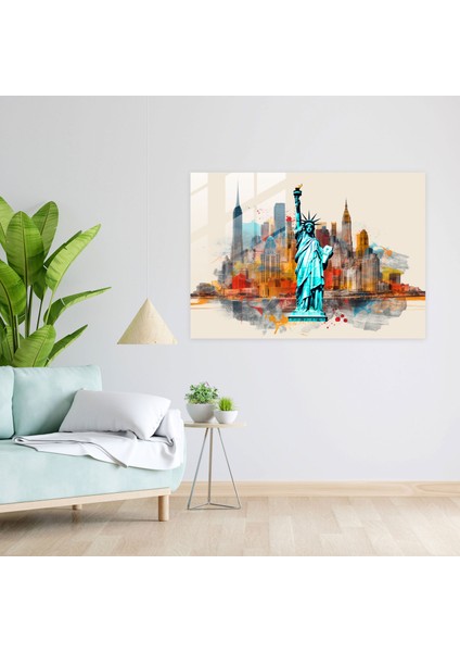 Seyahat Ev Dekorasyonu - Seyahat, Pop Art'tan Esinlenen Kolaj, Modern Sanat, Duvar Dekorasyonu, 45X30 fiyatları