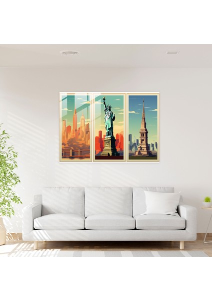 Seyahat Cam Sanatı - Seyahat, Vintage Reklam, Retro, Modern Sanat, 45X30 modelleri