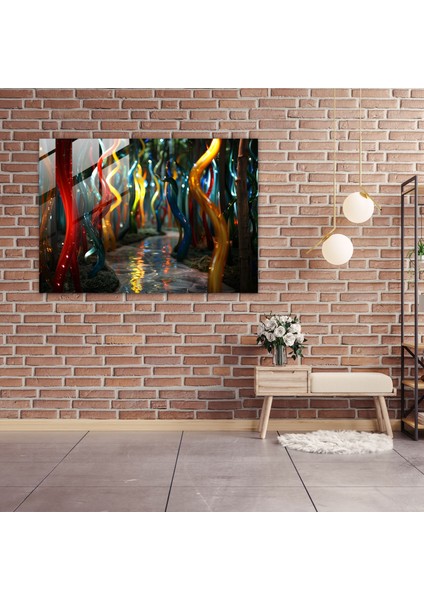 Salvador Dali Büyülü Orman Cam Sanatı - Salvador Dali, Cam Sanatı, Ev Dekorasyonu, Modern Sanat, 45X30 fiyatları