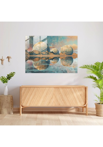 Sürrealizm Sanatı Cam Sanatı - Sürrealizm Sanatı, Modern Sanat, Ev Dekorasyonu, Cam Sanatı, 45X30 fiyatları