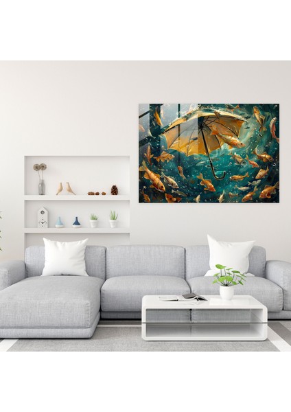 Sürrealizm Duvar Dekorasyonu - Sürrealizm Sanatı, Cam Duvar Sanatı, Duvar Dekorasyonu, Sürrealizm Sanatı, 45X30