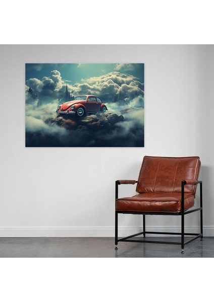 Rüya Gibi Volkswagen Beetle Kanvas Tablo - Volkswagen Beetle, Kanvas Tablo, Rüya Gibi, Duvar Dekorasyonu, 50X30 fiyatları