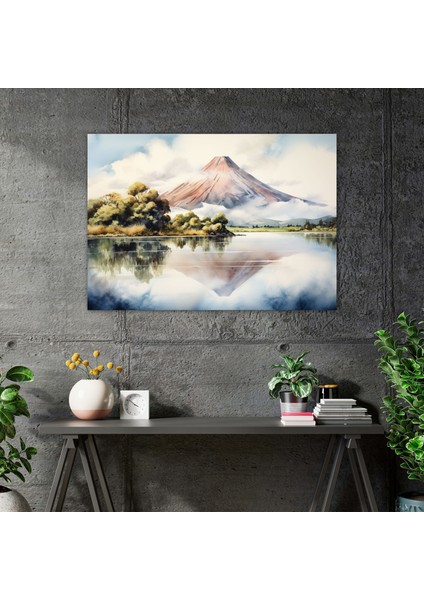 Sakin Volkan Tablosu - Volkan, Kanvas Tablo, Volkan, Duvar Sanatı, 50X30 fiyatları