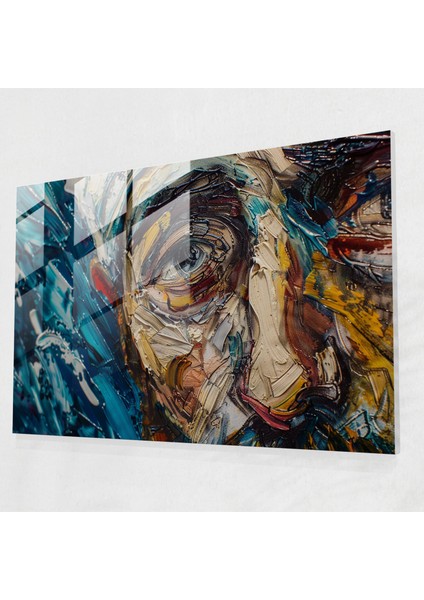 Vincent Van Gogh Modern Sanat - Yoğun Otoportre - Vincent Van Gogh, Ev Dekorasyonu, Cam Sanatı, Otoportre, 45X30