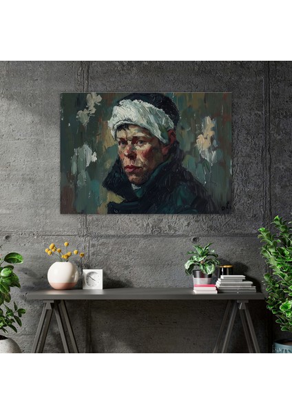 Vincent Van Gogh Otoportre Duvar Sanatı - Vincent Van Gogh, Kanvas Tablo, Kanvas Tablo, Duvar Sanatı, 50X30