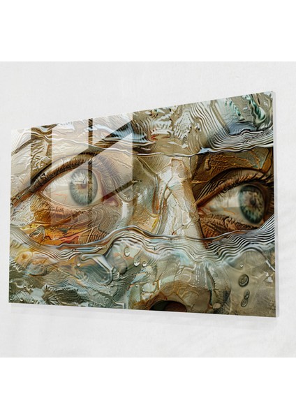 Gerçeküstü Salvador Dali Sanat Eseri Cam Duvar Sanatı - Salvador Dali, Cam Duvar Sanatı, Duvar Dekorasyonu, Cam Baskı, 45X30