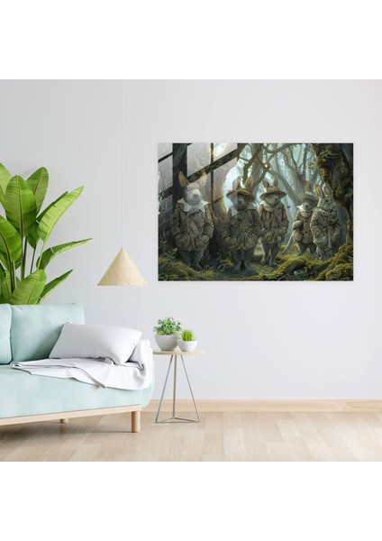 Büyülü Orman Cam Baskı - Sürrealizm Sanatı, Sürrealizm Sanatı, Büyülü Orman, Duvar Süslemesi, 45X30 fiyatları