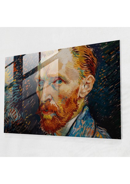 Vincent Van Gogh Cam Sanatı Duvar Dekorasyonu - Vincent Van Gogh, Duvar Dekorasyonu, Vincent Van Gogh, Cam Sanatı, 45X30