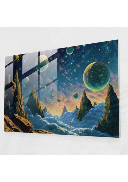 Sürrealizm Sanatı Cam Baskı - Sürrealizm Sanatı, Cam Duvar Sanatı, Cam Baskı, Sürrealizm Sanatı, 45X30