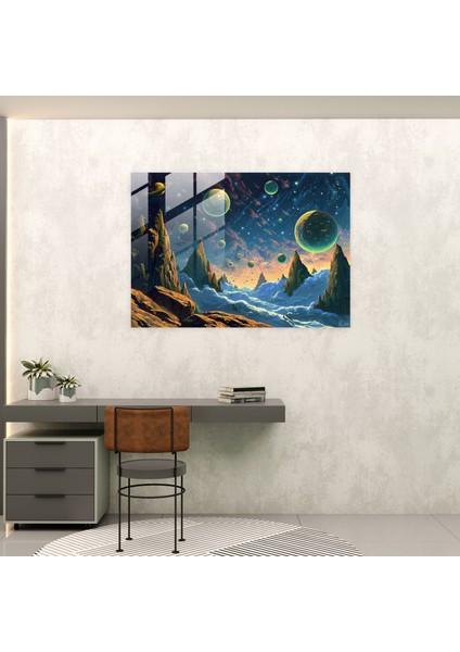 Sürrealizm Sanatı Cam Baskı - Sürrealizm Sanatı, Cam Duvar Sanatı, Cam Baskı, Sürrealizm Sanatı, 45X30